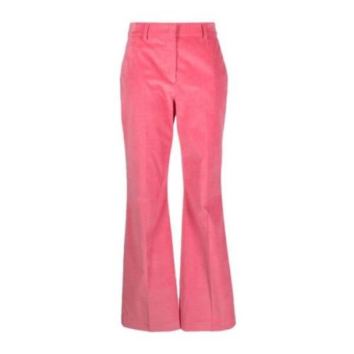 Flamingo Pink Velour Bukser