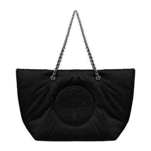 Ella Logo-Patch Tote Taske