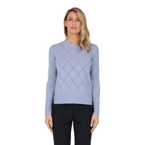 Argyle Sweater i uld og cashmere