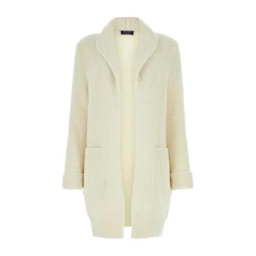 Hvid Mohair Blend Cardigan