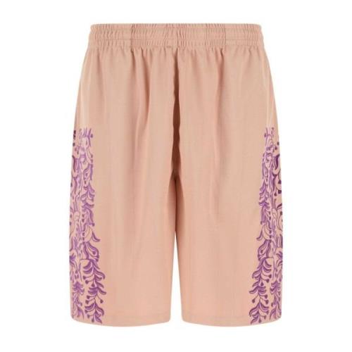 Powder Pink Bermuda Shorts