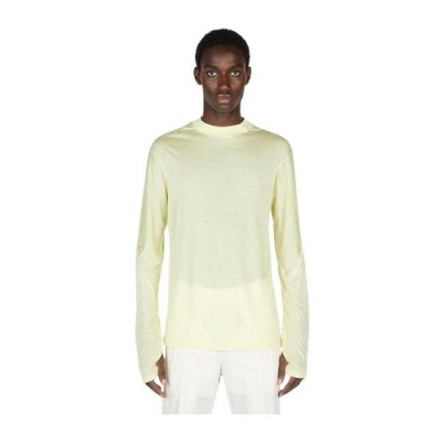 Jersey Langærmet T-Shirt med Thumbholes