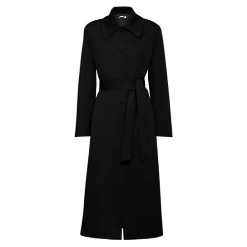 Oversized Trench Coat med Krave