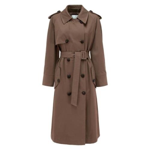 Oversize Bomuld Trench Coat