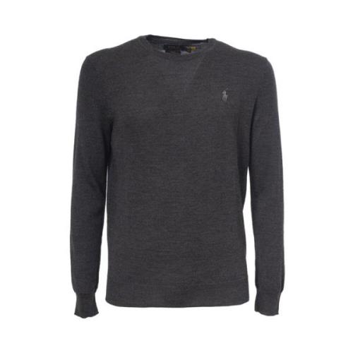 Italiensk Uld Crewneck Sweater