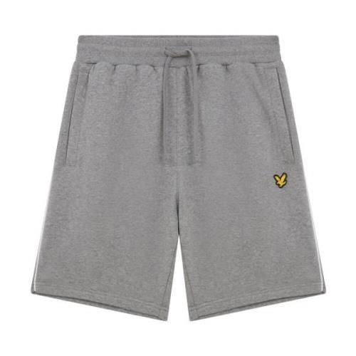 Sweat Shorts med Kontrast Piping