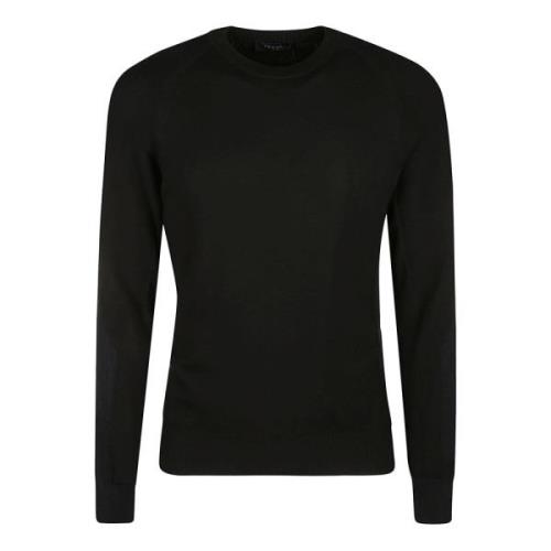 Ribbet Uld Crewneck Sweater