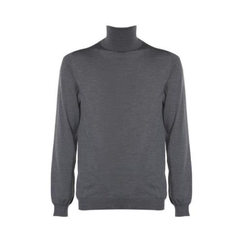 Grå Højhalset Sweater