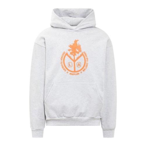 Logo Print Hooded Sweatshirt