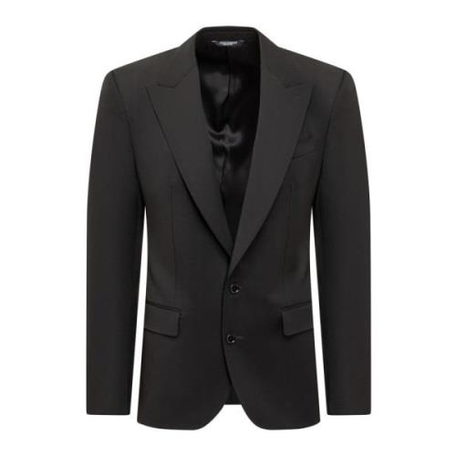 Sort Langærmet Blazer