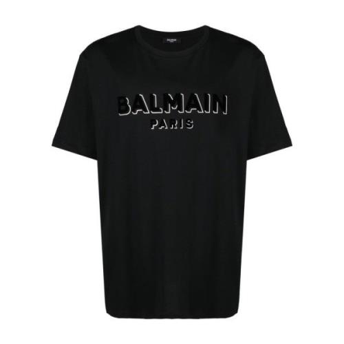 Sorte T-shirts og Polos fra Balmain