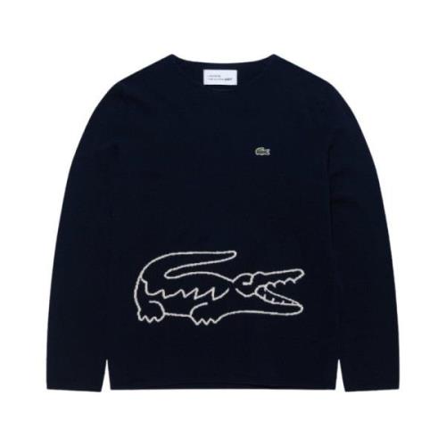 Herre Striktrøje med Lacoste Logo