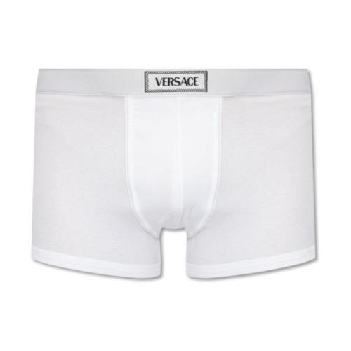 Ribbed boxershorts med logo