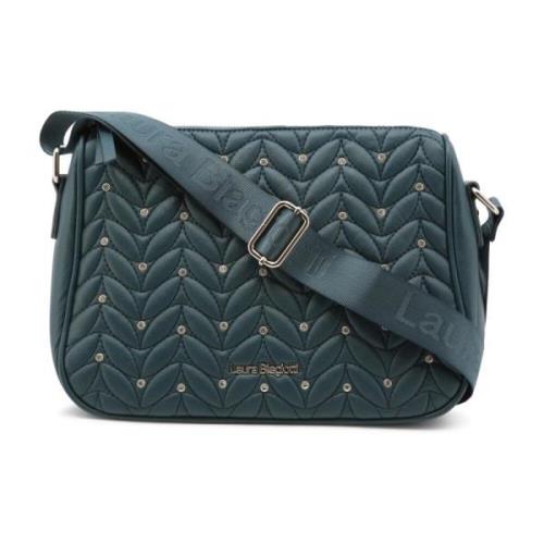 Syntetisk Crossbody Taske med Justerbar Rem