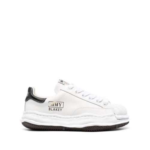 Hvide Blakey Læder Low-Top Sneakers