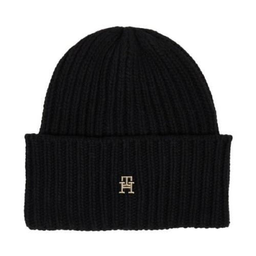 Elegant Sort Beanie til Kvinder