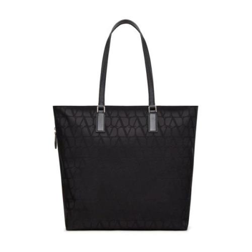 Iconography Tote Bag, Sort