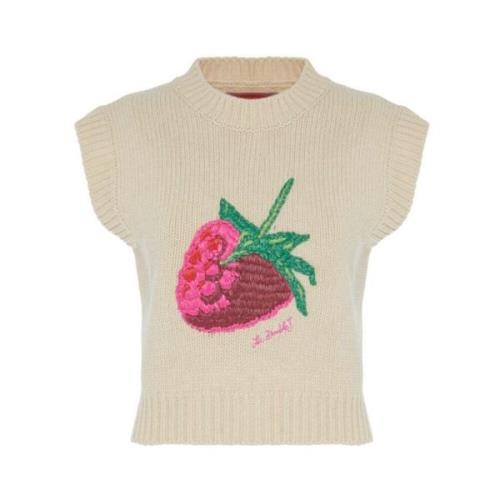 Raffia Raspberry Kort Vest