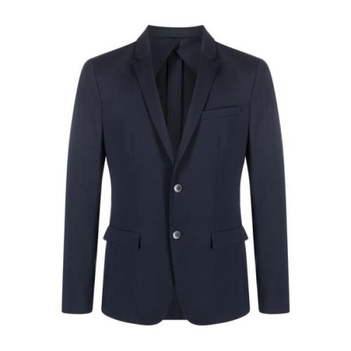 Marineblå Enkeltknap Blazer