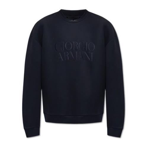 Sweatshirt med logo