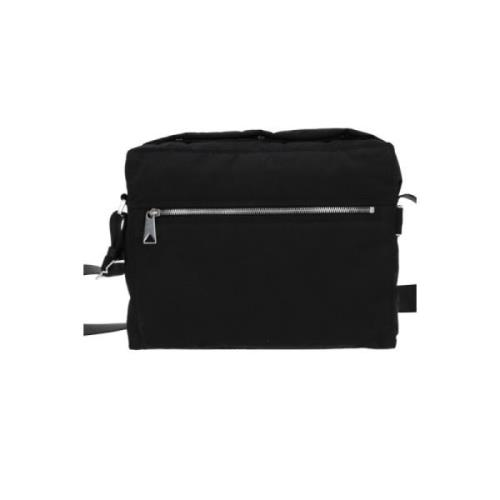 Nylon Messenger Taske i Sort