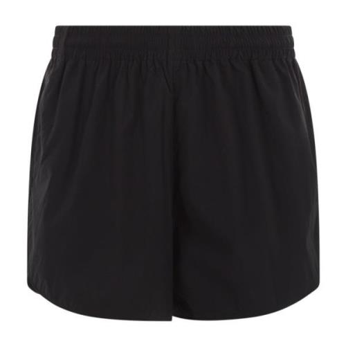 Sorte Jogging Shorts med Puff Logo Print