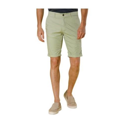 Stræk Gabardine Bermuda Shorts til Mænd