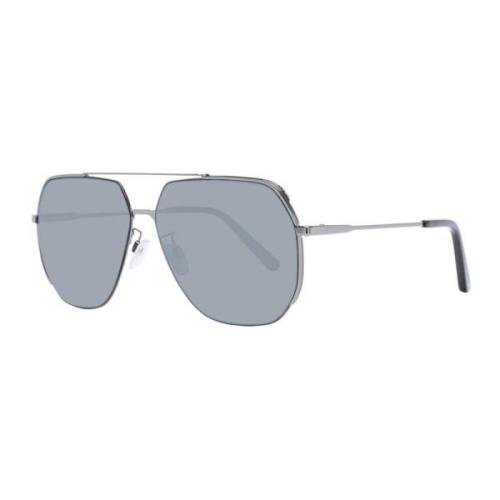 Gunmetal Aviator Solbriller