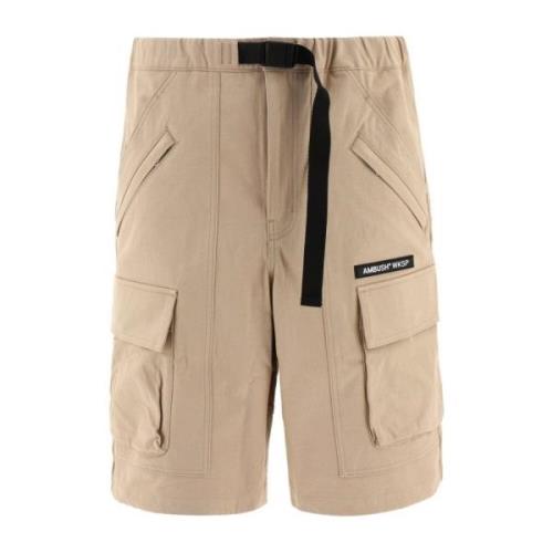 Beige Bermuda Shorts i Bomuld