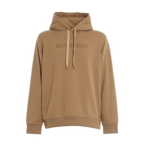 Brun Sweatshirt med Logo Detalje