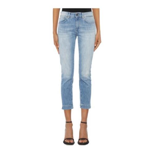 Rose Cropped Denim Jeans