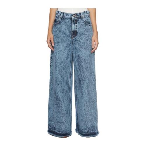 Bredbenet Denim Bukser