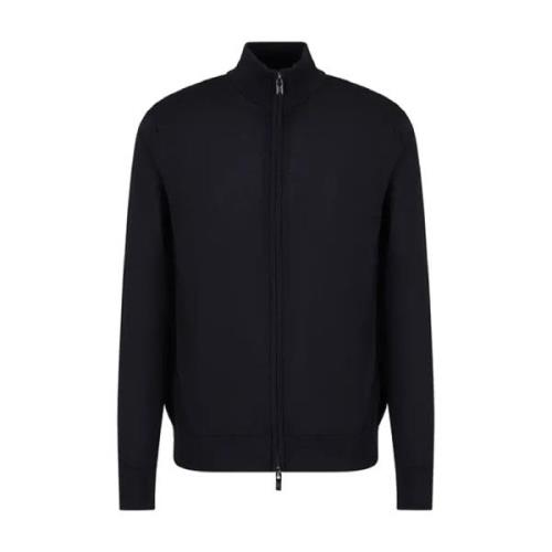 Sort Zip-Through Dolcevita Sweater