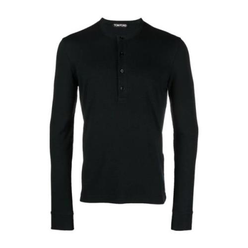 Lyocell Bomuld Rib Henley