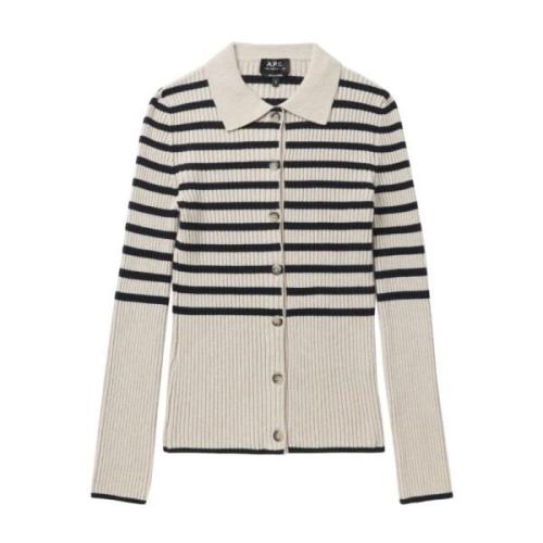 Mallory Cardigan, Beige Sweater