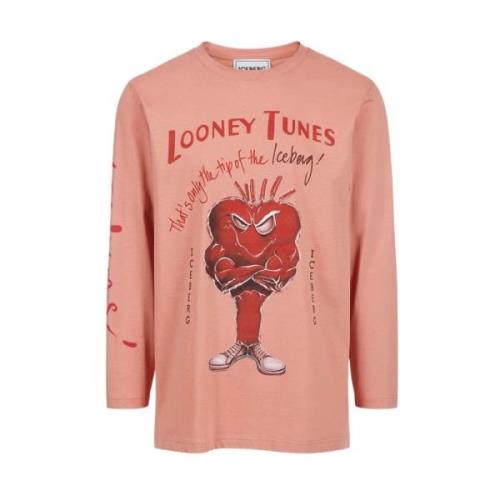 Looney Tunes Cartoon Grafisk Langærmet T-Shirt