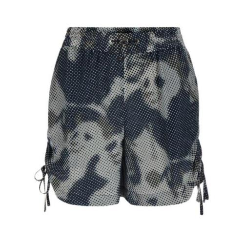 Joggers Shorts med Pixel Print