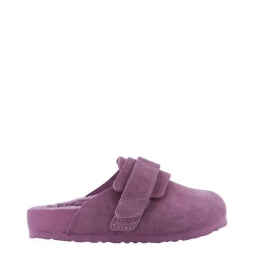 Shearling Mauve Cazador Mules