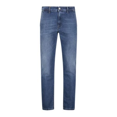 Slim-Fit Denim Chinos