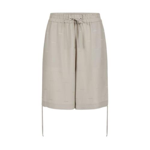 Logo Bermuda Shorts med Draperet Pasform