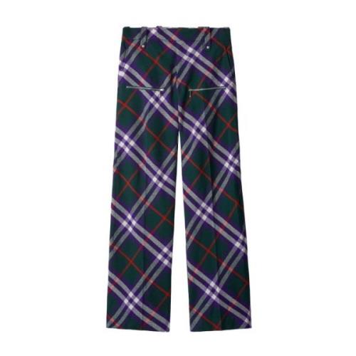 MultiColour Plaid Uldbukser