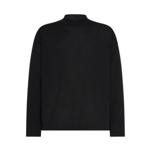 Langærmet Mock Neck Sweater