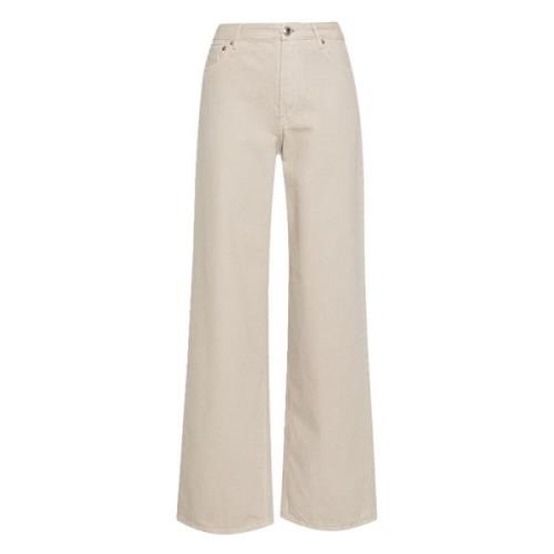 Brede Taupe Elisabeth Jeans