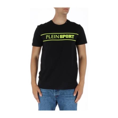 Sort Printet Kortærmet T-shirt