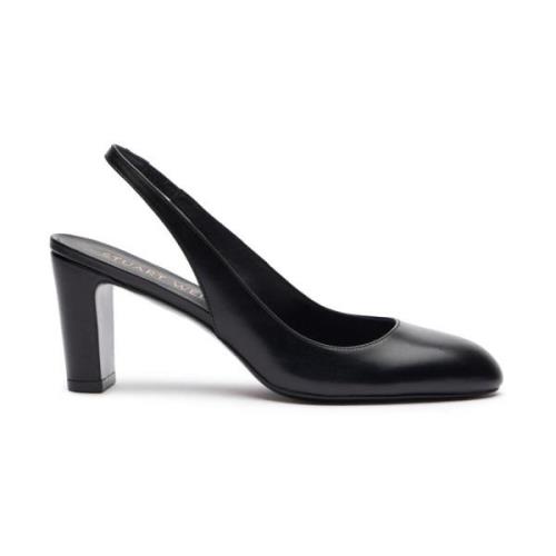 Elegant Slingback Pumpe med Mandelformet Tå