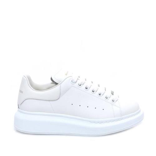 Elegante Hvide Lædersneakers