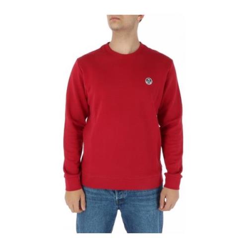 Rød Langærmet Sweatshirt