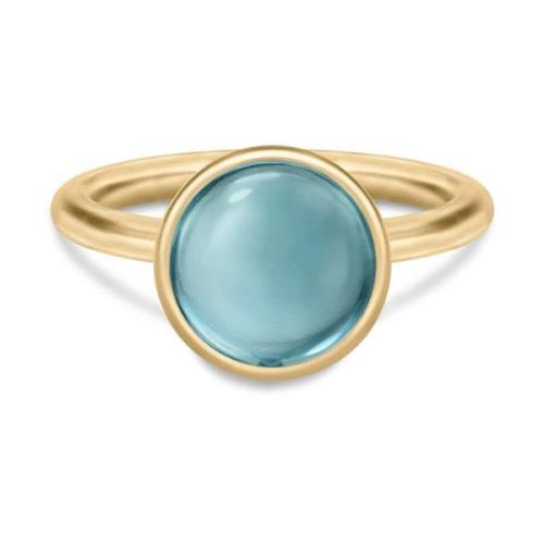 Tidløs Aqua Blue Quartz Ring