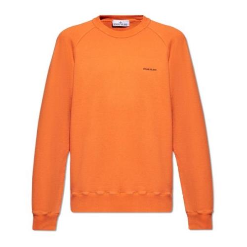 Sweatshirt med logo