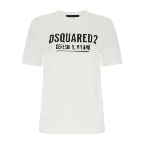 Klassisk Hvid Bomuld T-Shirt